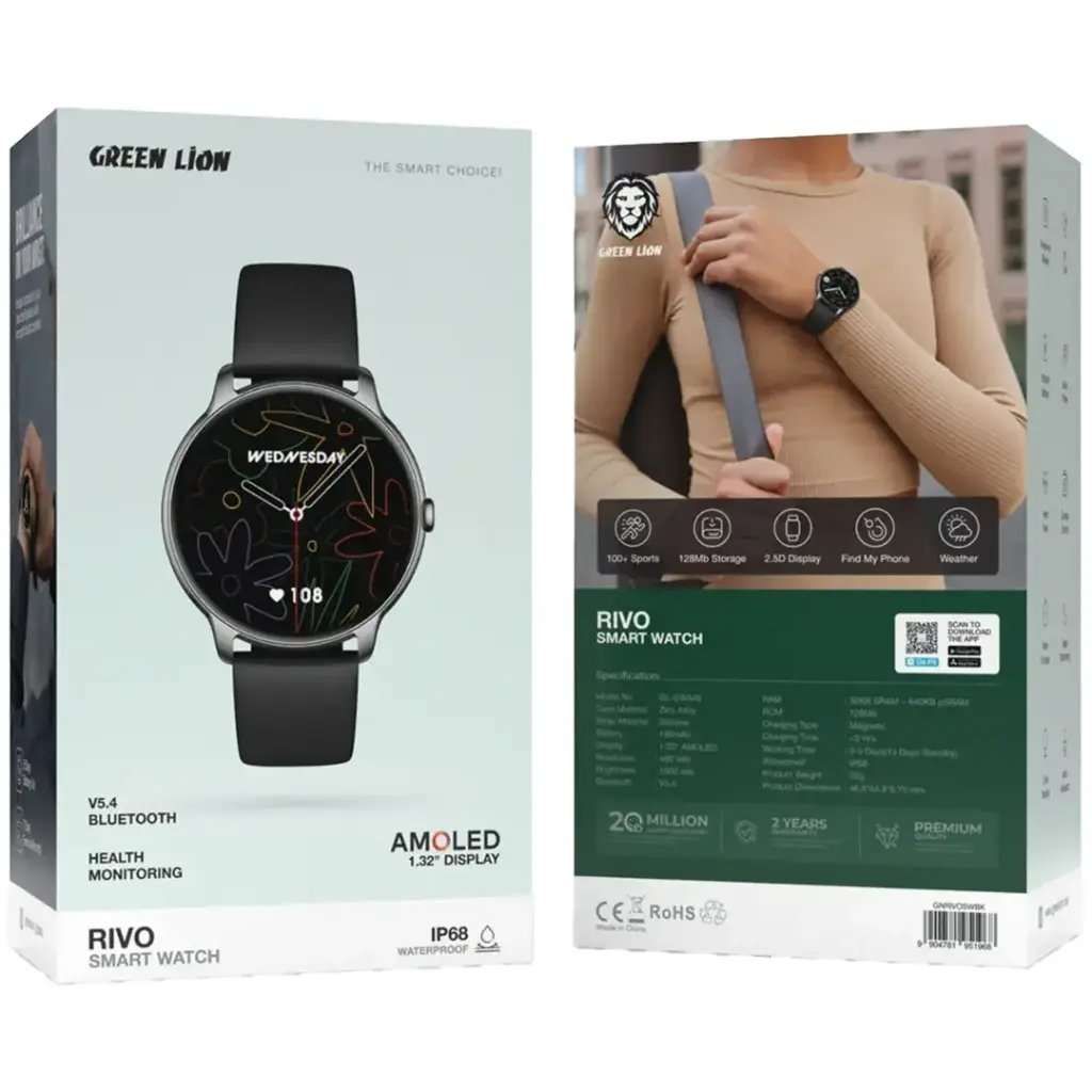 Green Lion Rivo Smart Watch - Linkphones Center